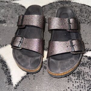 Birkenstock Glittery Birko-flor Arizona Sandal
